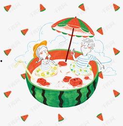 吃瓜头像漫画男女,男女主角的趣味对决